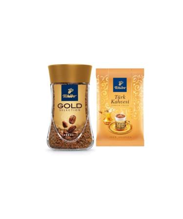 Tchibo Gold Selection 100 gr & 1 Turkish Coffee 100 gr