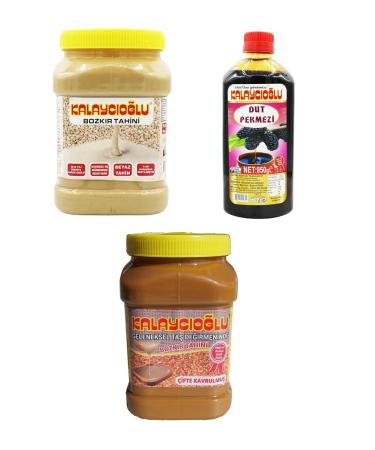 Belde Dere Kalayc o lu White 935 Gr + Kalayc o lu Tahini 935 Gr + Mulberry Molasses 950 Gr