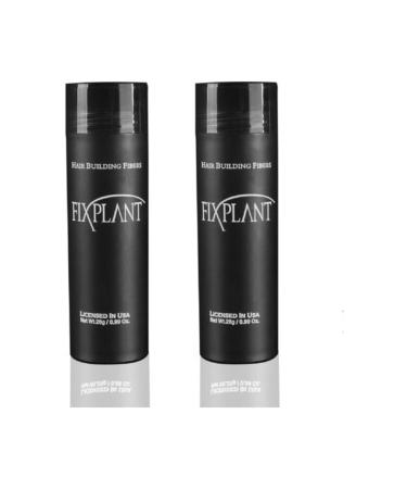 FIXPLANT 2 Bottles 56 gr Medium Brown Hair Thickening Powder