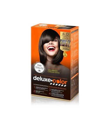 Bee Beauty Deluxe Color Kit Hair Dye 4.0 Medium Brown