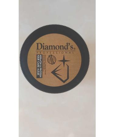 Diamonds Keratin and Protein Hair Mask 500ml Repairing Care for Damaged and Processed Hair - Buy Online on GoSupps.com