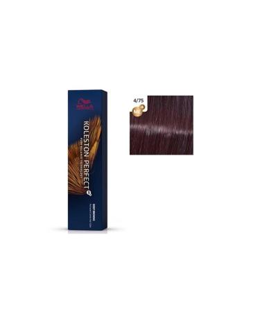 Wella Koleston Perfect Super Deep Browns Tube Dye 4/75 Medium Brunette Mahogany Brown..