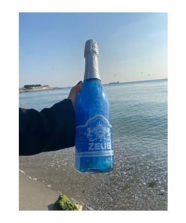 OS ZEUS Non-Alcoholic Soft Drink Sparkling Blueberry Flavored Carbonated Drink