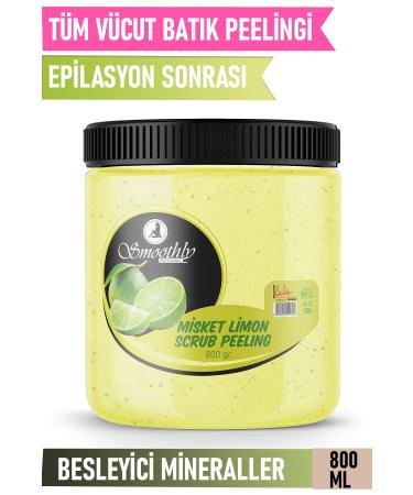 Smoothly Lemon Extract Revitalizing & Softening Hand Foot and Body Care Peeling 800 gr - Buy Online on GoSupps.com