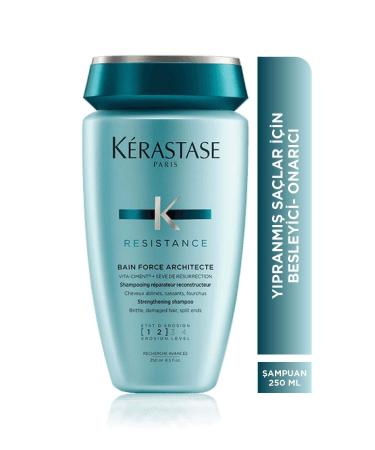 Kerastase Resistance Reconstruction Bain Force Architecte Repair Shampoo for Weak and Damaged Hair