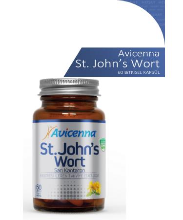 Avicenna St. John's Wort - Food Supplement Containing St. John's Wort - 60 Herbal Capsules - 8690088002601