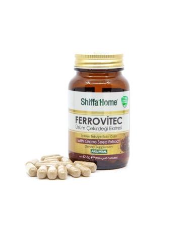 Shiffa Home Aksu Vital Ferrovitec Grape Seed Extract Capsule - Buy Online on GoSupps.com