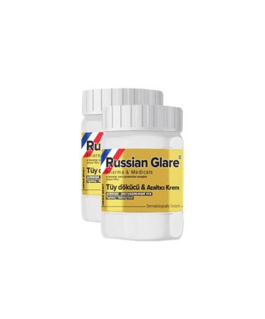 Russian Glare Russian Ointment Hair Removal Reducing Ointment 2 Boxes