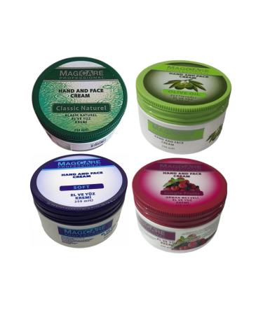 Magicare Soft Hand and Face Cream 250 Ml + Classic Hand and Face Cream 250 Ml + Forest Fruit