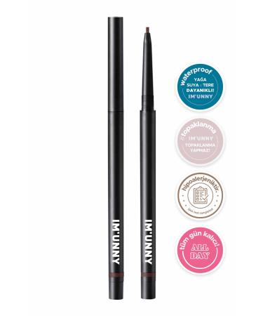 IM UNNY Waterproof and Sweat Resistant Fine-Tipped Amber Eye Pencil Ultra Slim Eyeliner (#04 Amber Brown) - Buy Online on GoSupps.com
