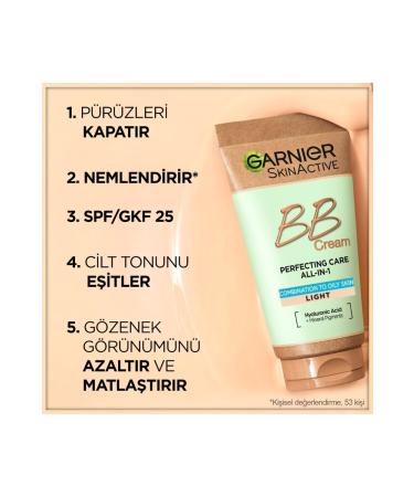 Garnier Hyaluronic Aloe Oil Free BB Cream - Light Tone - Buy Online on GoSupps.com