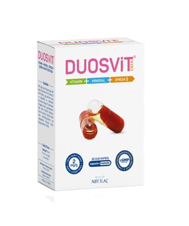 balmedikal Duosvit Dha 30 Capsule (vitamin-mineral-omega3)