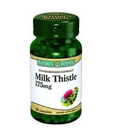 Natures Bounty Milk Thistle 175 Mg 50 Capsules