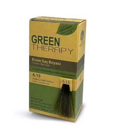 Green Therapy Brand: Cream Hair Dye 6.15 Iced Chocolate Brown Category: Hair Dye