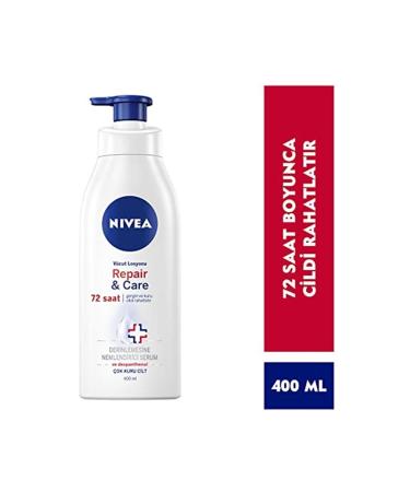 NIVEA Repair & Care Body Lotion (400ml) Intensive Care and Repair Body Lotion for Very Dry Skin - Buy Online on GoSupps.com