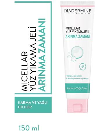 Diadermine Micellar Face Wash Gel Cleansing Time 150 Ml. Paraben and Sulfate Free