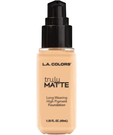 LA Colors La Colors Truly Matte Foundation Porcelain - Buy Online on GoSupps.com