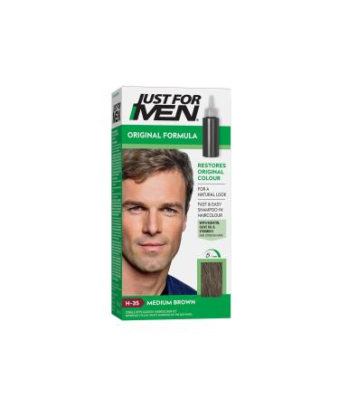 Just For Men Natural Looking Hair Dye Medium Brown H-35