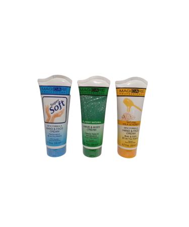 Magicare Classic Natural + Milk and Honey Extract + Soft Moisturizing Moisturizing Hand and Body Cream 200 Ml 3