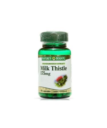 Natures Bounty Milk Thistle 175 Mg 50 Capsules