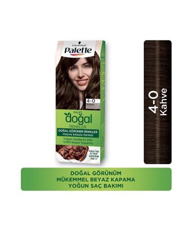 Palette Permanent Natural Colors Hair Dye 4-0 Brown - Buy Online on GoSupps.com