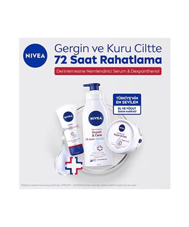 NIVEA Repair & Care Body Lotion (400ml) Intensive Care and Repair Body Lotion for Very Dry Skin - Buy Online on GoSupps.com
