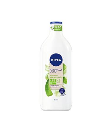 NIVEA Naturally Good Body Lotion Aloe Vera 350 Ml Normal/Dry Skin 48 Hour Moisturization