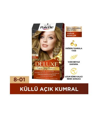 Palette Deluxe Intense Colors Hair Dye 8-01 Ash Light Blonde