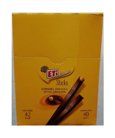 Eti Sticks Caramel 8 Gr X 12 Pcs.