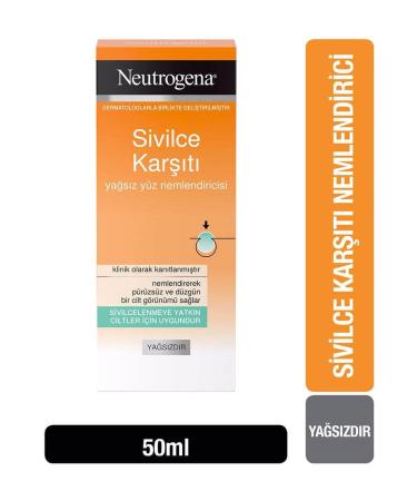 Neutrogena Moisturizing Visibly Clear Oil-Free Face Cream 50 ml