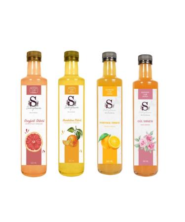 S heylaana Natural Rose - Orange - Tangerine - Grapefruit Vinegar 500 Ml