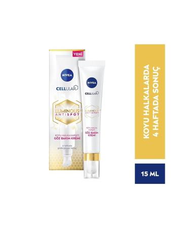 NIVEA Lcosmeti Luminous630 Anti-Dark Circle Eye Care Cream//15ml Hyaluronic Acid