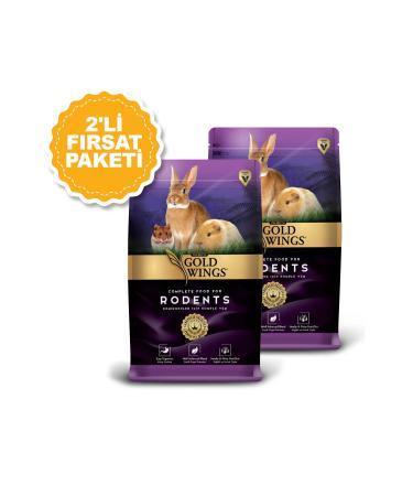 Gold Wings Premium Rodent Food 2x1000gr (2 Pack Opportunity)