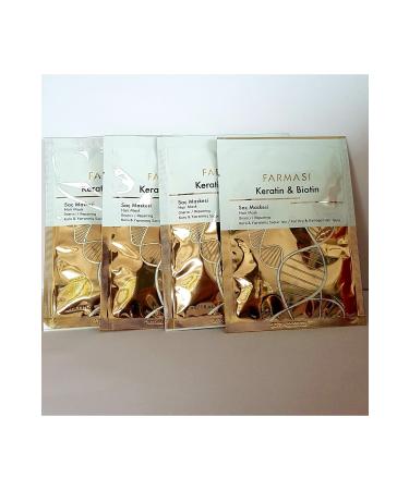 Farmasi Keratin Biotin Hair Mask 4 Pieces