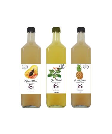 S heylaana Natural Pineapple Hawthorn and Papaya Vinegar 1000 ml