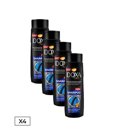 Doxa Life Anti-Dandruff Effective Men's Shampoo 600 ml 4 Pieces Shampoo