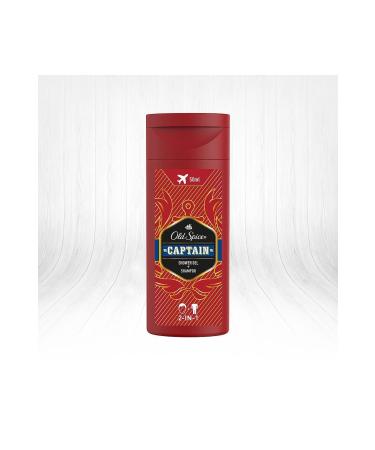 Old Spice Captain Shower Gel & Shampoo 50 Ml X 3 Pieces