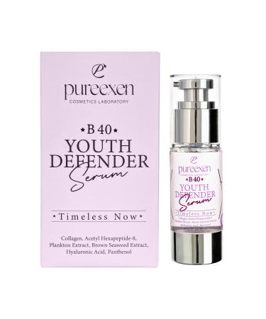 Pureexen Cosmetics Laboratory Youth Defender B40 Anti-Wrinkle Revitalizing Effective Serum for All Skin Types Before 40 Years - Buy Online on GoSupps.com