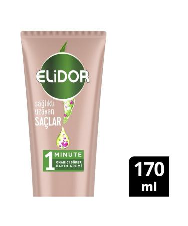Elidor 1 Minute Repair Healthy Growing Hair Super Hair Care Cream 170 Ml - Buy Online on GoSupps.com