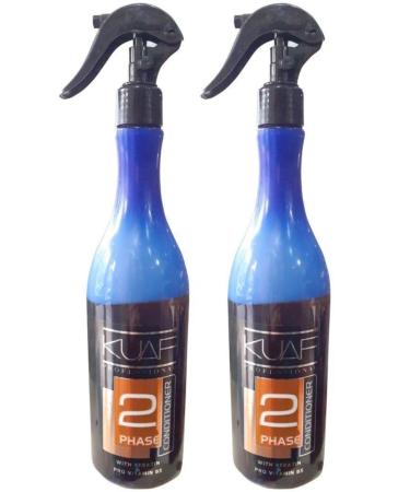 Kuaf Conditioner Dual Phase Blow Dry Water 400 ml. 2-keratin and Pro Vitamin B5-yellow