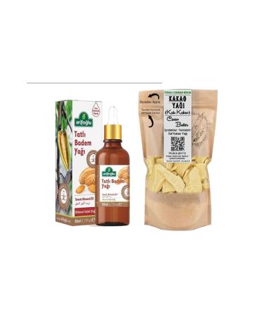 Lokman Hekim Tunali Tunali Life Edible Cocoa 100gr + Arifoglu Sweet Almond Oil 50ml (crack oil)