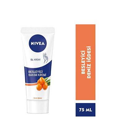 NIVEA Hand Cream 75ml Nourishing Care (Sea Buckthorn)-Pack of 6 - Buy Online on GoSupps.com