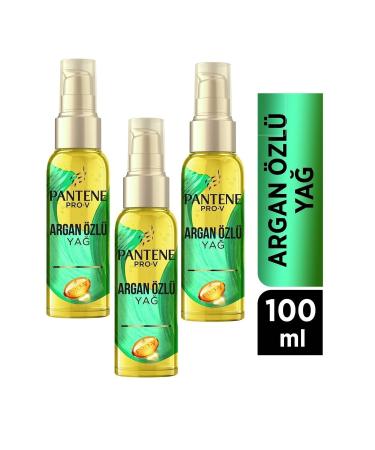 Pantene Natural Synthesis Hair Care Serum Argan Oil Elixir 100 Ml X 3 Pieces