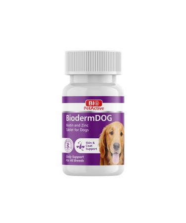 Bio PetActive Dog Hair Loss Reducing Biotin Dog Vitamin 75 Tablets 37.5gr