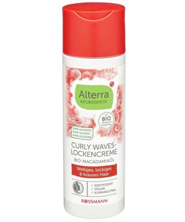 Alterra Hair Care Cream Curly Hair 200 Ml