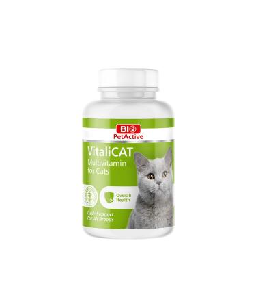 Bio PetActive Vitalicat Multivitamin Kitten and Adult Cat Vitamin 150 Tablets 75gr