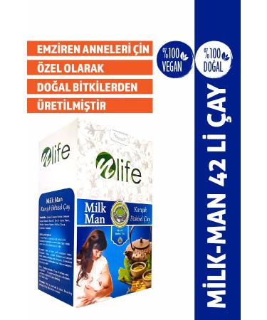 NLife Milk Man Mixed Herbal Tea 42 Filter Bags 65 Gr