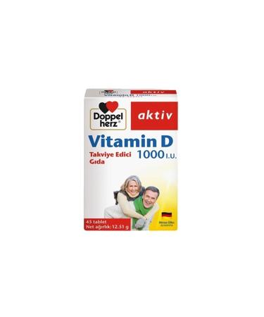 DOP Pelherz Vitamin D 1000 Iu 45 Tablets