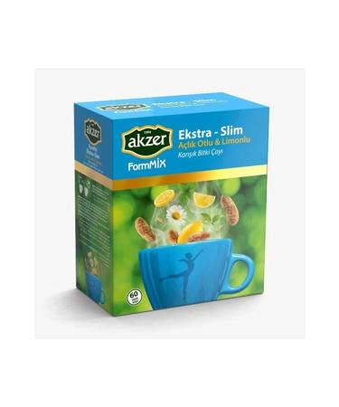 Akzer Hunger Herb and Lemon Mixed Herbal Tea 60 Filtering Bags