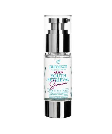Pureexen Cosmetics Laboratory Youth Retrieval A40 Anti-Wrinkle Revitalizing Serum for All Skin Types - Buy Online on GoSupps.com
